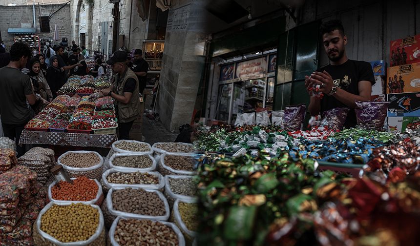 Gazze'de Kurban Bayramı hareketliliği