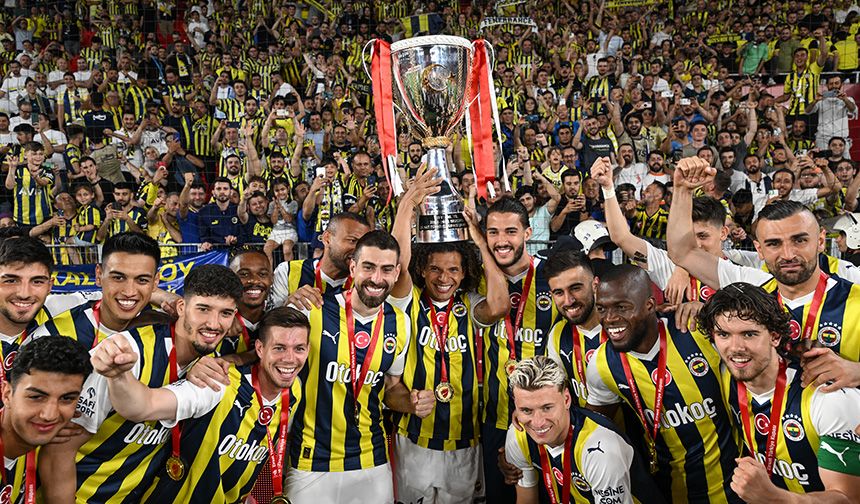 Fenerbahçe'de şampiyonluk kutlamaları!