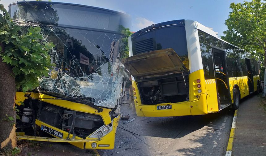 Pendik'te yürekleri ağıza getiren çarpışma