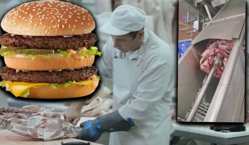 İzlemeden yemeyin! İşte McDonald's burgerinin yapılışı