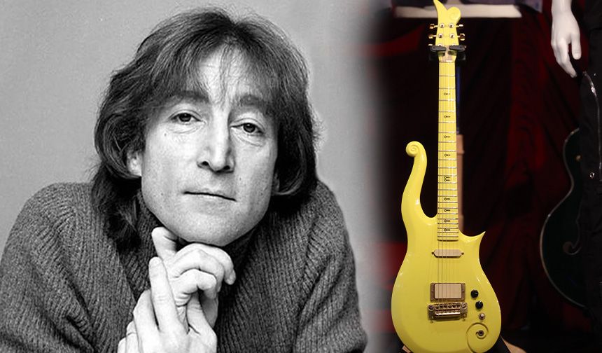 John Lennon'un efsanevi gitarı, rekor bir fiyata satıldı!