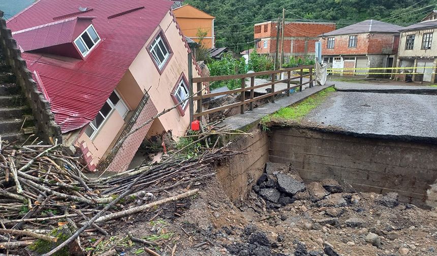 Giresun’da şiddetli yağışlar felakete yol açtı