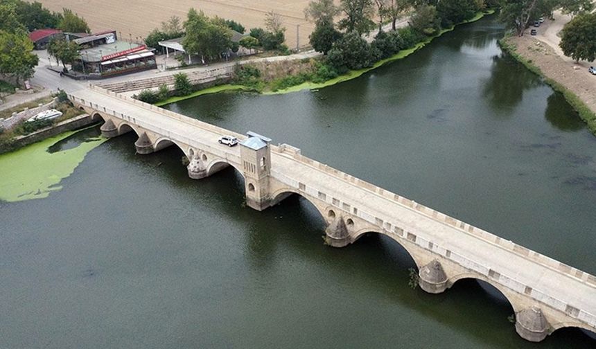 Edirne'deki Tunca Nehri'nin debisi 4 yıldır azalıyor