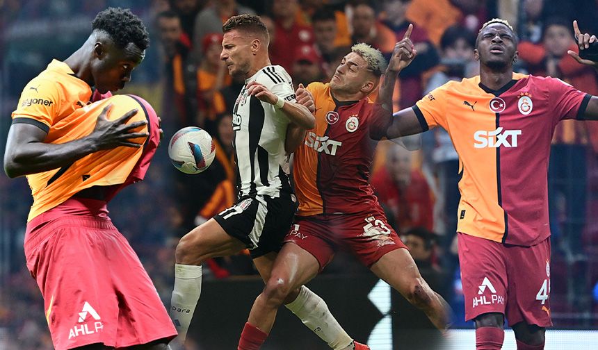 Derbide son düdük! Galatasaray, Beşiktaş'ı yıldızlarıyla yıktı!