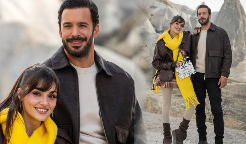 Hande Erçel ve Barış Arduç'tan tutku dolu bir hikaye: 'Aşkı Hatırla'dan ilk kareler!