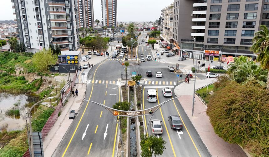 Tarsus'un batı girişi yenilendi