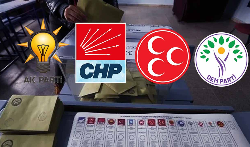 Son seçim anketi: AK Parti ile CHP arasındaki puan farkı kapanıyor