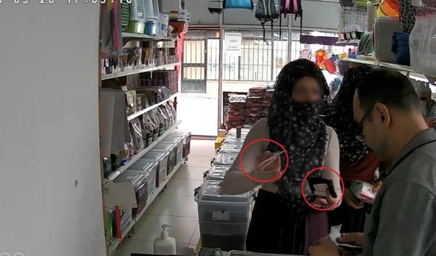 Göz açıp kapayıncaya kadar parayı çaldı: Dolandırıcılık kamerada