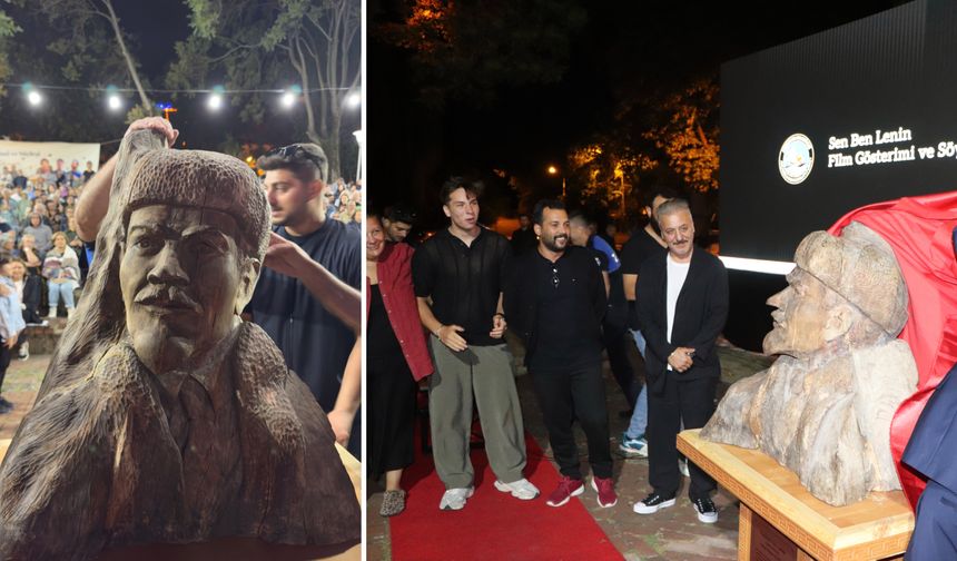 Kıyıya vuran "Lenin heykeli" Akçakoca meydanında!