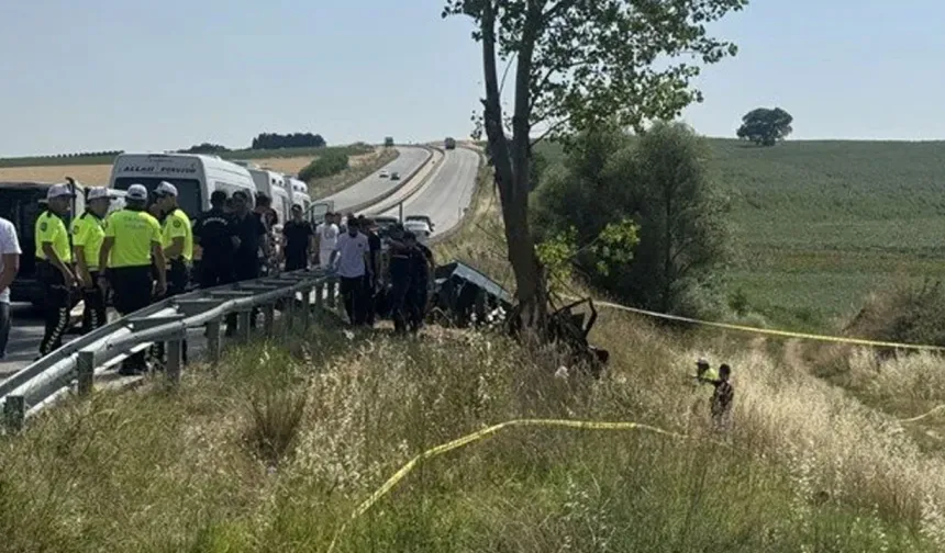 Edirne'de feci kaza! 2'si çocuk 5 kişi yaşamını yitirdi