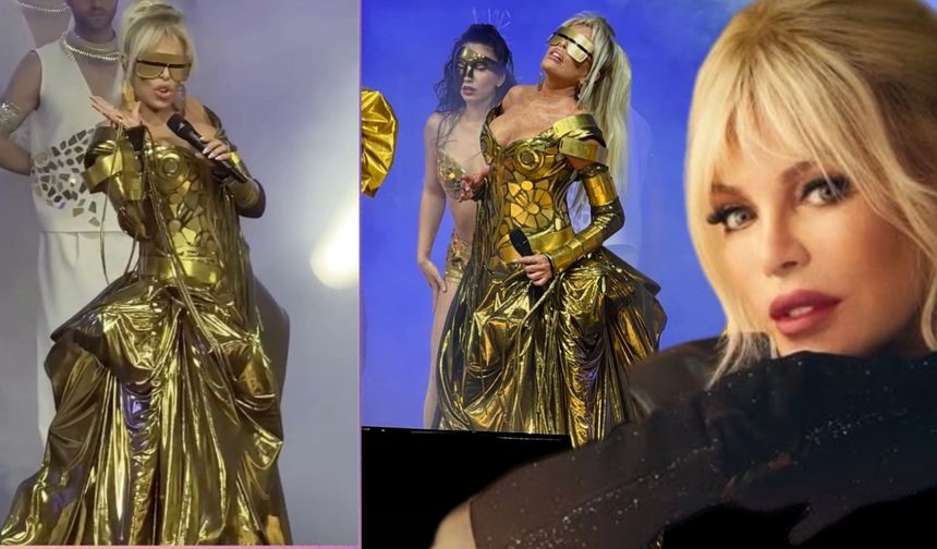 Ajda Pekkan’ın kombini dile düştü: 'Yürüyen altın' yorumu olay oldu!