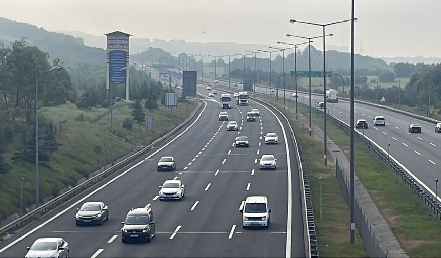Kurban Bayramı tatili sonrası trafikte yoğunluk yaşanıyor