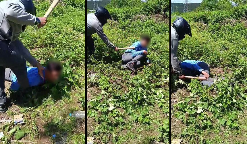 Adana’da kan donduran olay kamerada