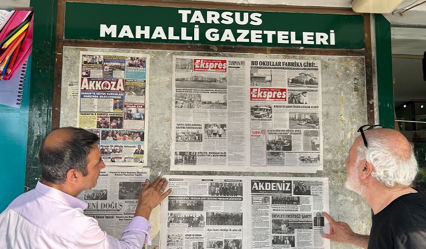 48 yıldır Mersin’de yaşayan duvar gazetesi geleneği
