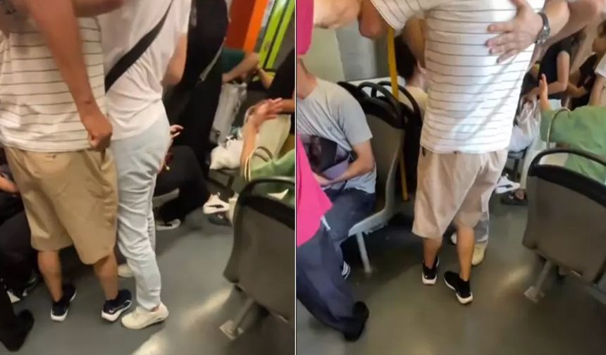 Metroda süs kavgası