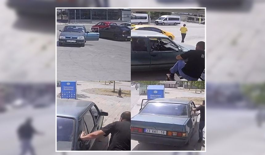 Taksici canını ortaya koydu, facianın önüne geçti!