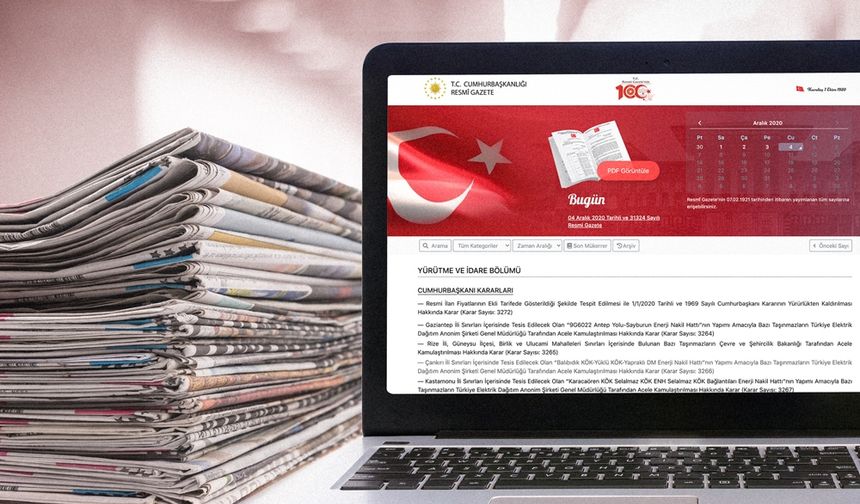 2024 yılında Resmi ilan yayımlayan gazetelerin sayısı belli oldu