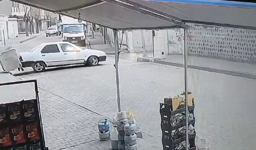 Siverek’te şaşırtan anlar kamerada