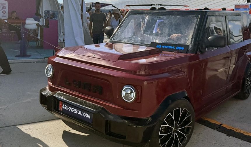 Öğrencilerin geliştirdiği elektrikli araç Lyra, TEKNOFEST'te sergileniyor