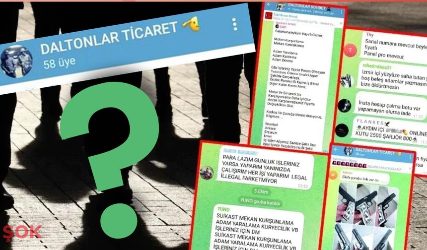 Adam öldürmek için ilan açtılar: Telegram’daki karanlık gruplar dehşete düşürdü!