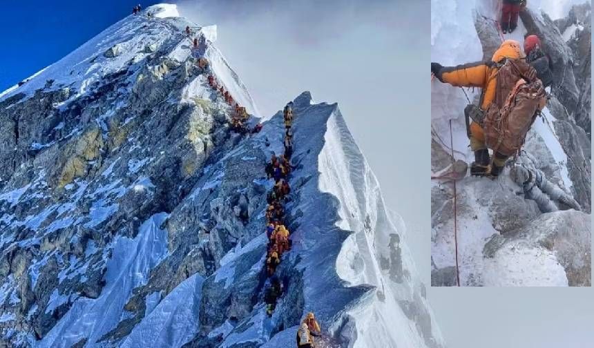 1.000 kişi Everest'te mahsur kaldı: Kar fırtınası geçit vermiyor!