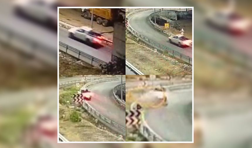 Feci kaza anı kamerada: Tünelde ölüm