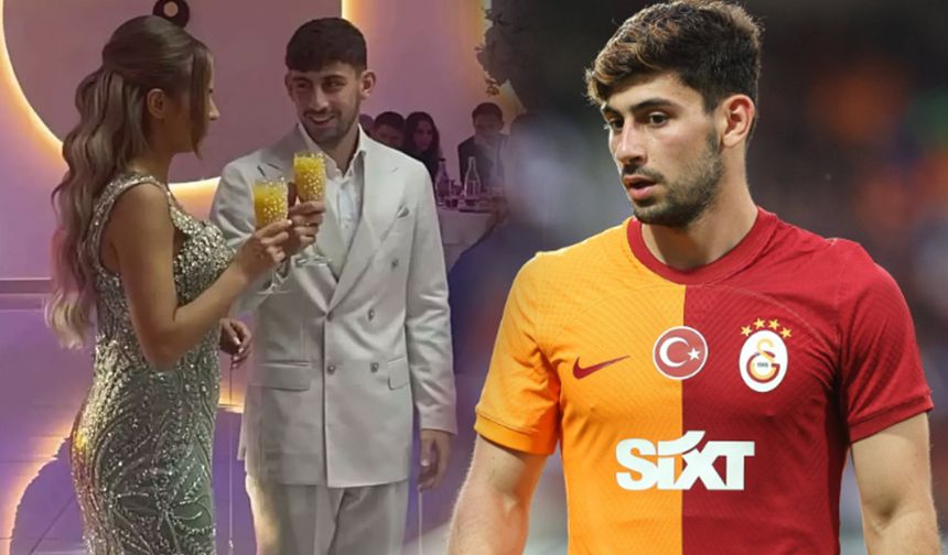 Ünlü futbolcu Yusuf Demir’in nişanı olay oldu: 'Bari burada oyna'
