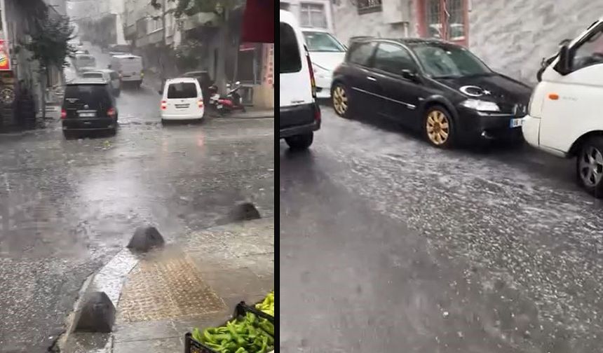 İstanbul dolu yağışı etkili oldu