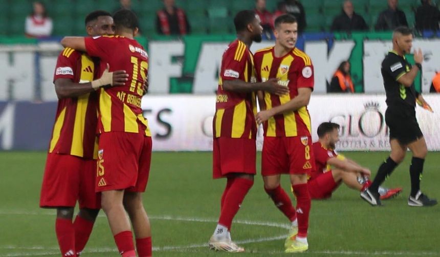 Kayserispor, Çaykur Rizespor'u mağlup etti