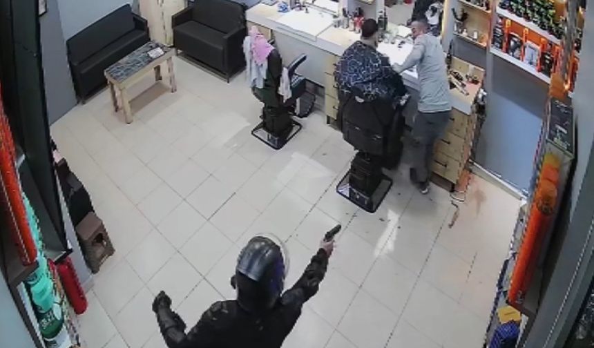 Sinop’ta berberde kurşun yağmuru! Saldırı kamerada