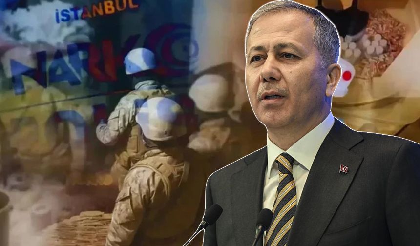 Uyuşturucuya büyük darbe! Bakan Yerlikaya duyurdu