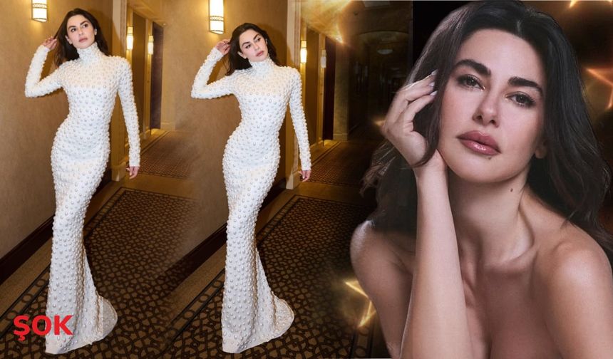 GQ gecesinde olay elbise! Nesrin Cavadzade’nin görünümü tripofobi krizleri başlattı