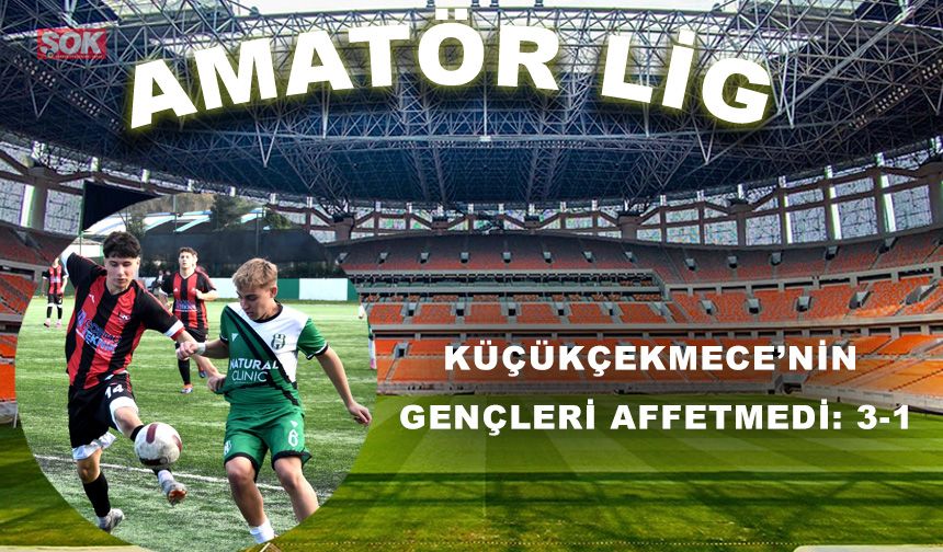 Küçükçekmece’nin gençleri affetmedi: 3-1