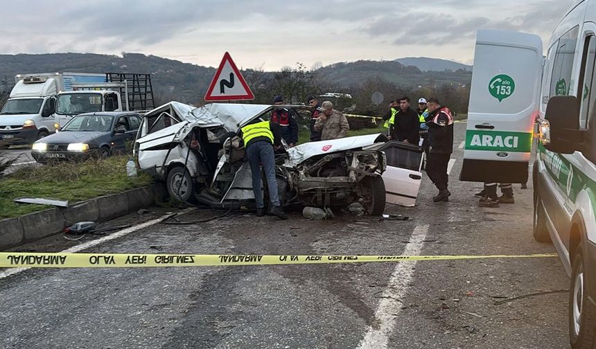 Zonguldak, Çaycuma'da feci kaza