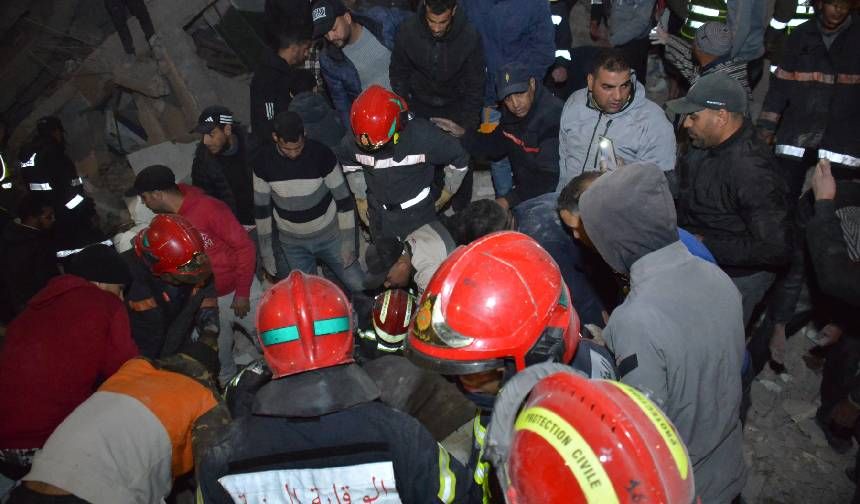 Fas'ta çöken binalarda can kaybı 22'ye yükseldi