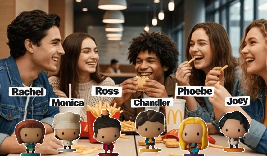 McDonald’s Türkiye, Friends dizisinin figürlerini menülere taşıdı