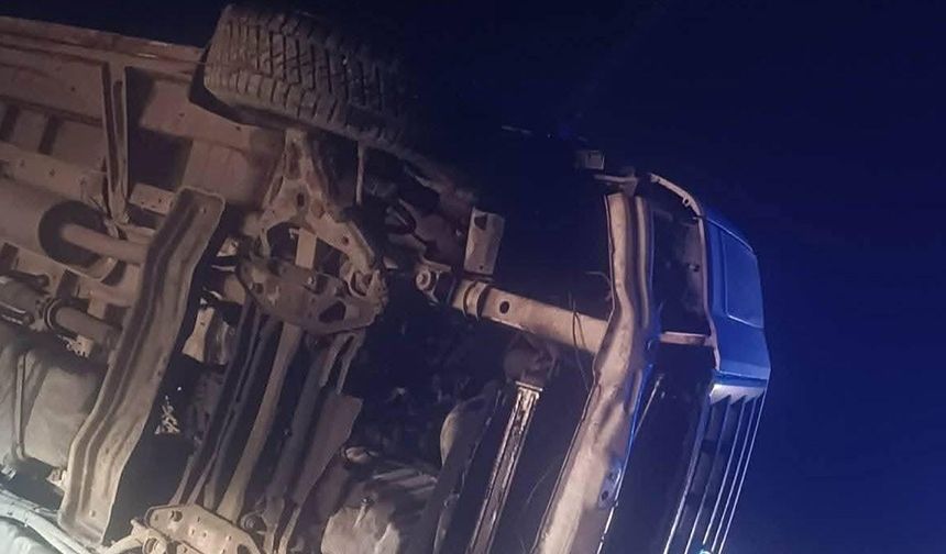 Ankara'da işçi servisi devrildi