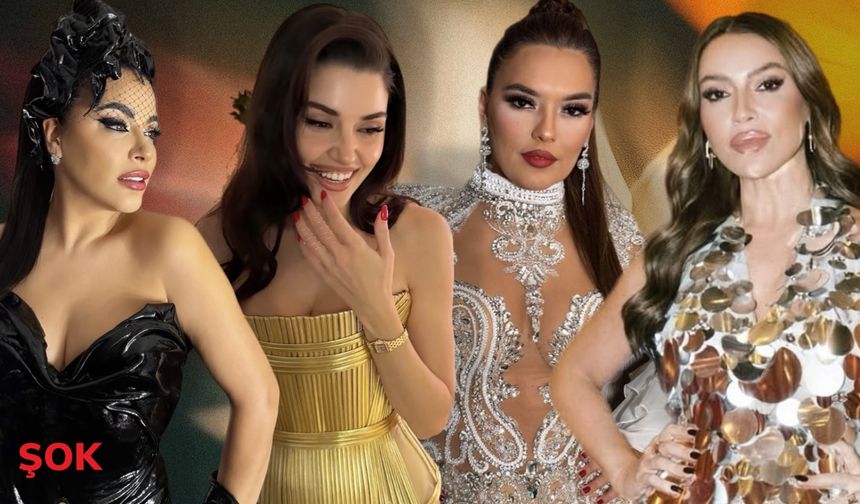Hande Erçel, Rabia Soytürk, Özge Yağız, Hadise… Ünlü güzeller yılbaşında ne giydi?
