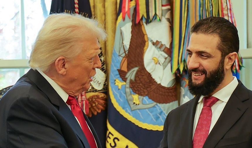 Trump ve Şara sürpriz görüşme: Suriye Cumhurbaşkanı ile çok iyi bir görüşme gerçekleştirdik