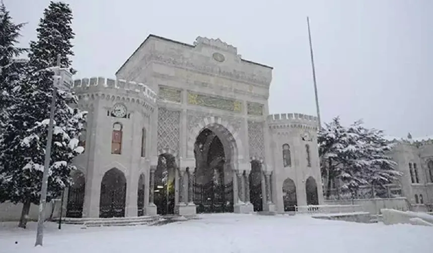19 Ocak İstanbul’da üniversiteler tatil mi? 19 Ocak bugün İstanbul'da üniversiteler açık mı, kar tatili var mı?