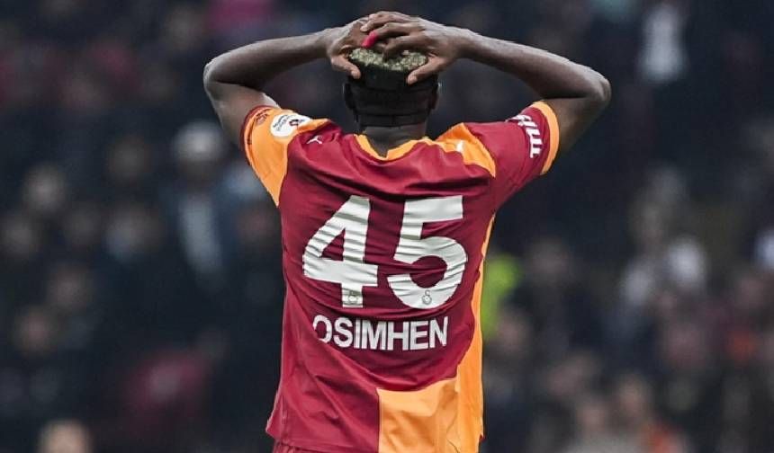 Galatasaray'da Osimhen kadroya alınmadı!