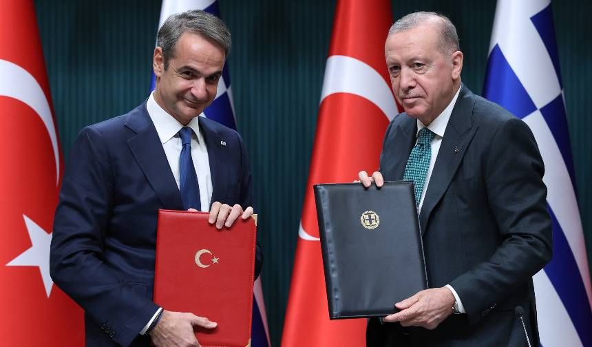 Cumhurbaşkanı Erdoğan ile görüşen Miçotakis'ten 'vize' açıklaması