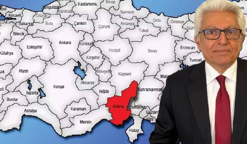 Deprem uzmanı profesör Adana çevresindeki tehlikeye dikkat çekti!