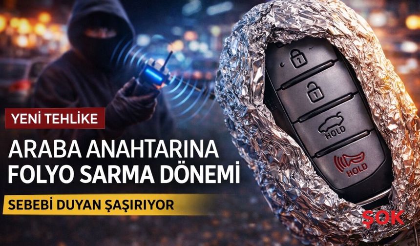 Araba anahtarına folyo sarıyorlar! Sebebi duyan şaşırıyor