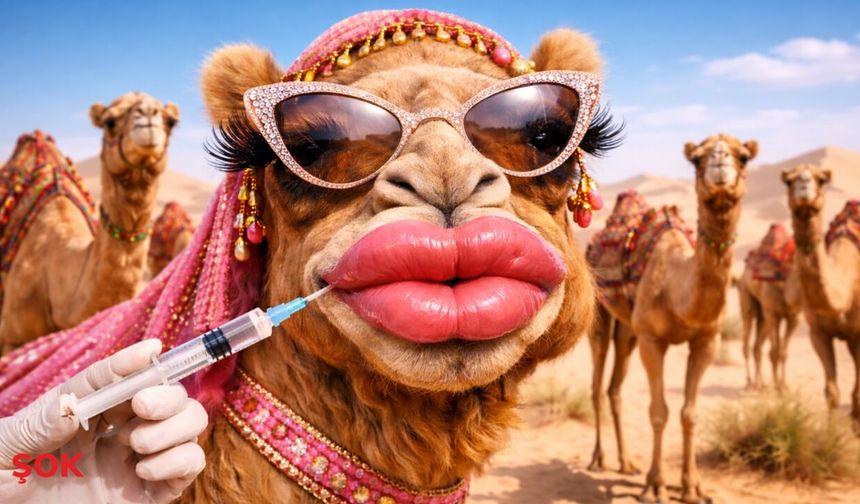 Deve güzellik yarışmasında 'botoks' skandalı! 20 deve diskalifiye edildi