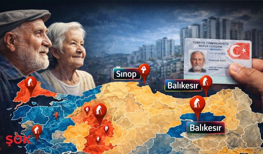 O 3 şehirde emekli sayısı çalışanı geçti! Türkiye’de dikkat çeken tablo!