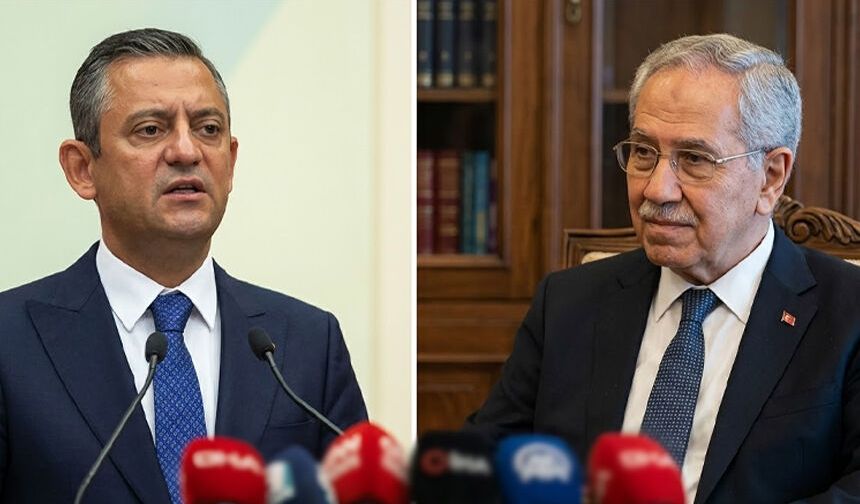 Özgür Özel'den Bülent Arınç'a iade-i ziyaret! İBB davası sorusuna manidar yanıt