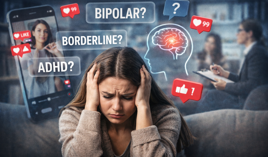 Sosyal medyada tehlikeli trend: Herkes kendine tanı koyuyor! Uzmanı uyardı