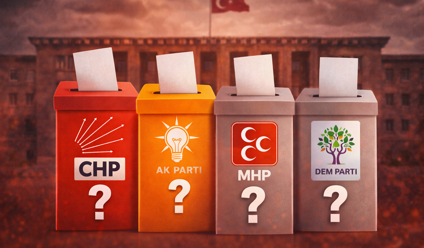 Son anket ortaya çıktı: CHP’den tarihi yükseliş! AK Parti ikinci sıraya düştü