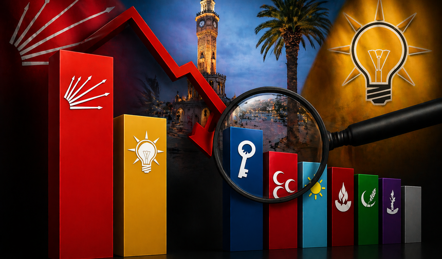 İzmir anketi sonuçlandı! AK Parti geriledi, sürpriz parti öne geçti... MHP şaşkın